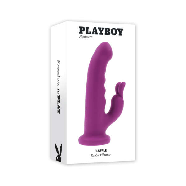 PB Fluffle Rechargeable Vib Dual Stim Pu