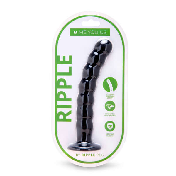 Me You Us 8in Ripple G-spot Peg