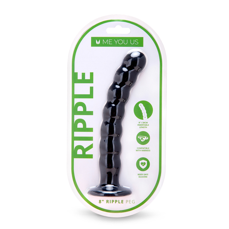 Me You Us 8in Ripple G-spot Peg