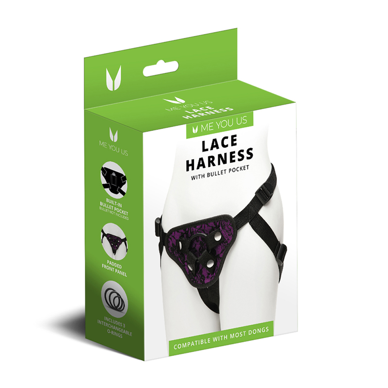 Me You Us Adjustable Harness Purple