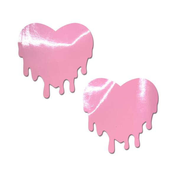 Pastease Faux Latex BabyPink Melty Heart
