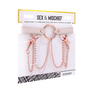 SS S&M Peaches 'n CreaMe Collar/Nip Clam
