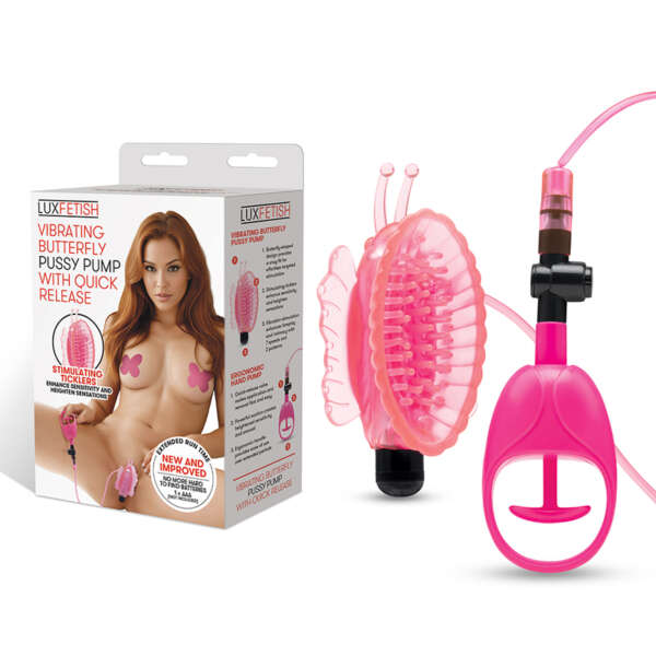 Lux Fetish Vib Butterfly Pus Pump/Quick