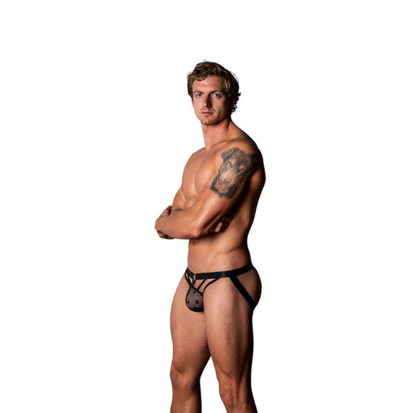 MP Love Star Jock w/ Ring Black SM