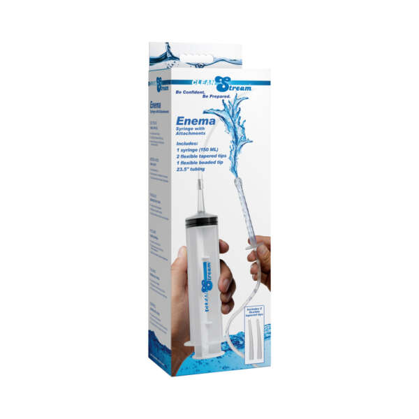 CleanStream Enema Syringe W/Attachments