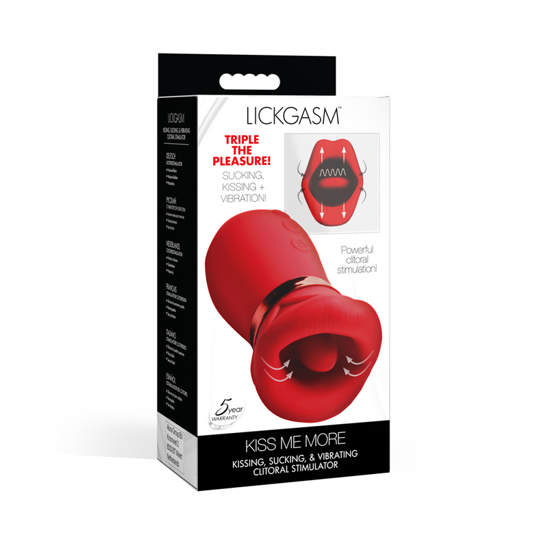 Lickgasm Kiss Me Kiss Suck&Vib Clit St