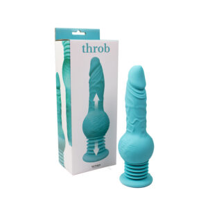 Throb Thrust Dildo W/Ball&Suction CupTea