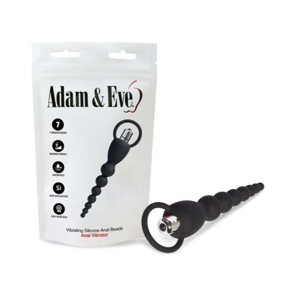 A&E Vibrating Silicone Anal Beads