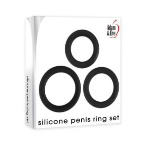 A&E Silicone Penis Ring Set