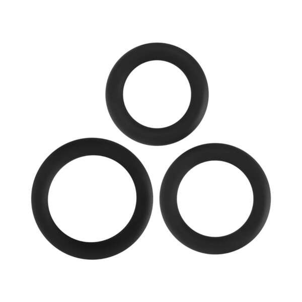 A&E Silicone Penis Ring Set