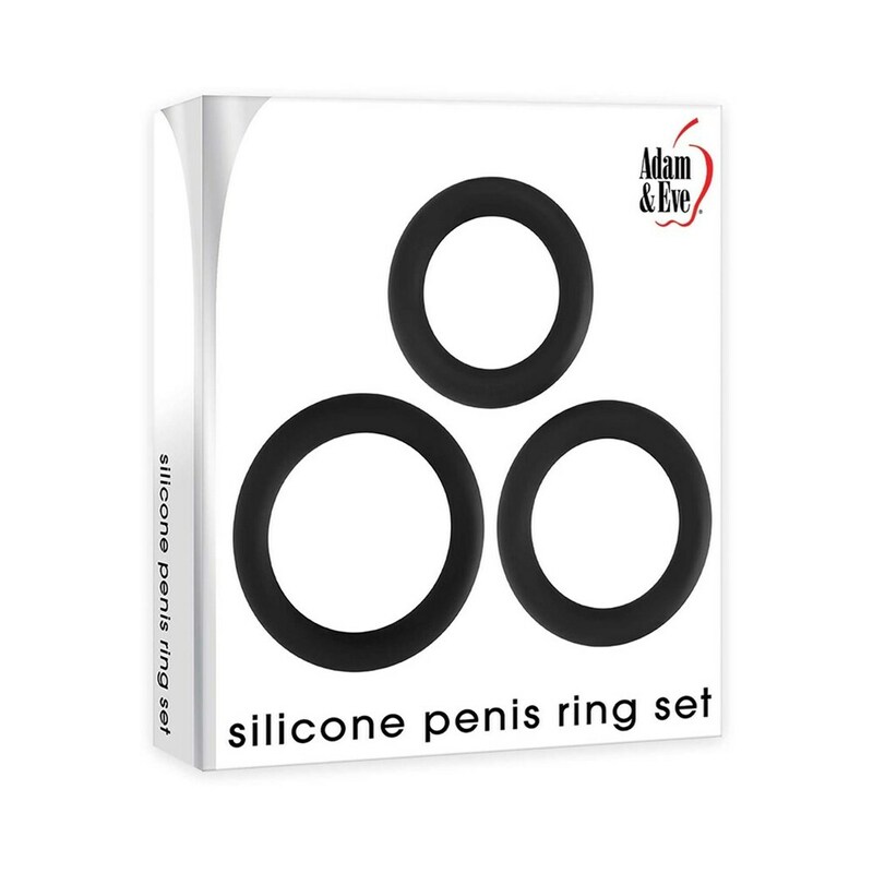 A&E Silicone Penis Ring Set