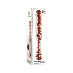 A&E Eve's Sweetheart Swirl Glass Dildo