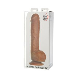 A&E Adam's Colossal 12 in. Dildo Brown