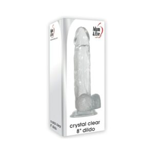 A&E Crystal Clear 8 in. Dildo