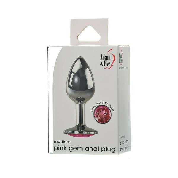 A&E Pink Gem Anal Plug Medium
