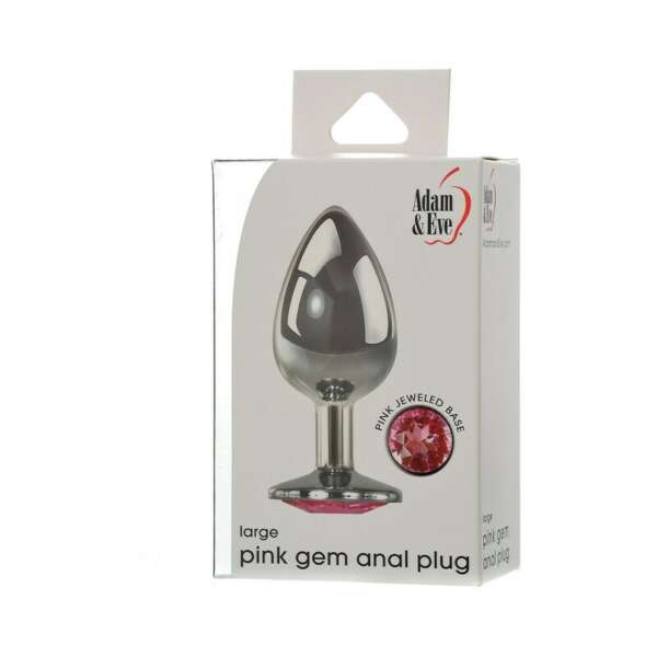 A&E Pink Gem Anal Plug Large