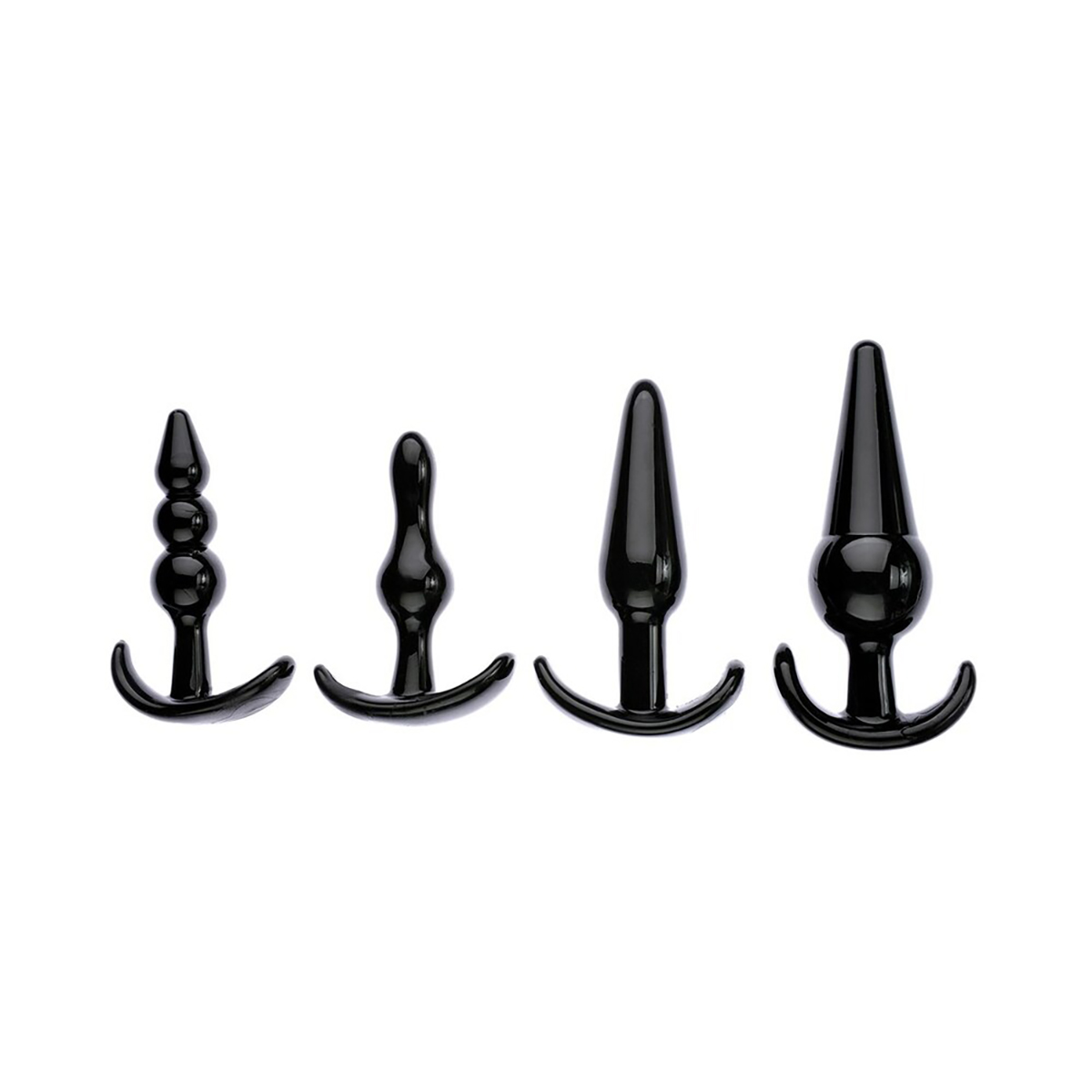 A&E 4-Piece Anal Plug Kit BAG