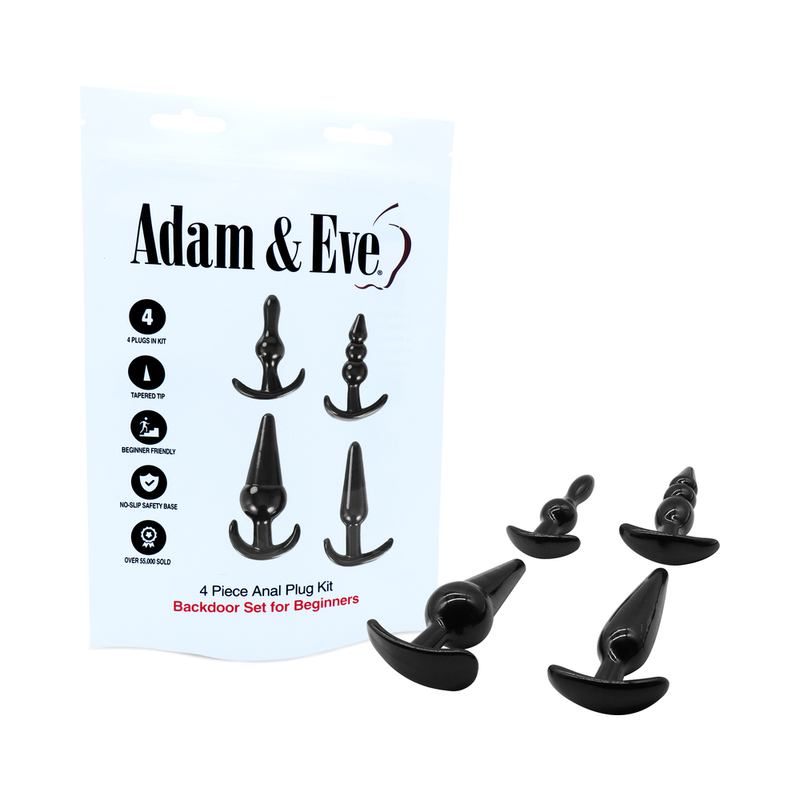 A&E 4-Piece Anal Plug Kit BAG