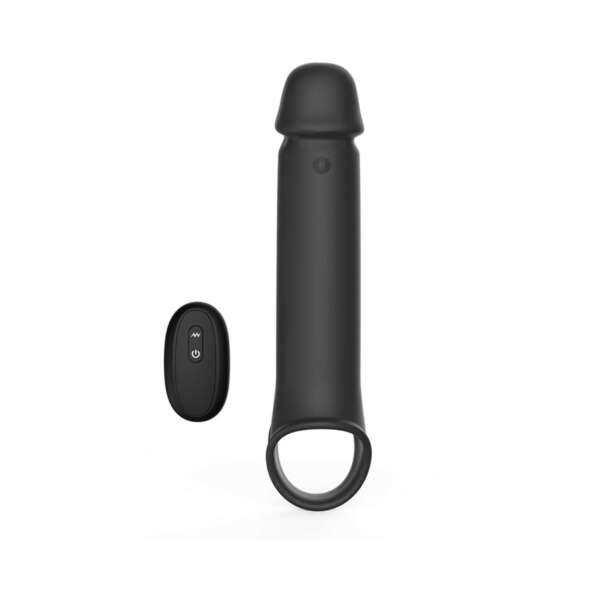 A&E Adam's XL Vibrating Extension Sil RC