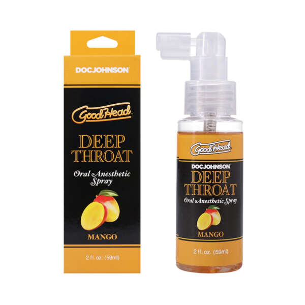 GoodHead Deep Throat Spray Mango 2oz