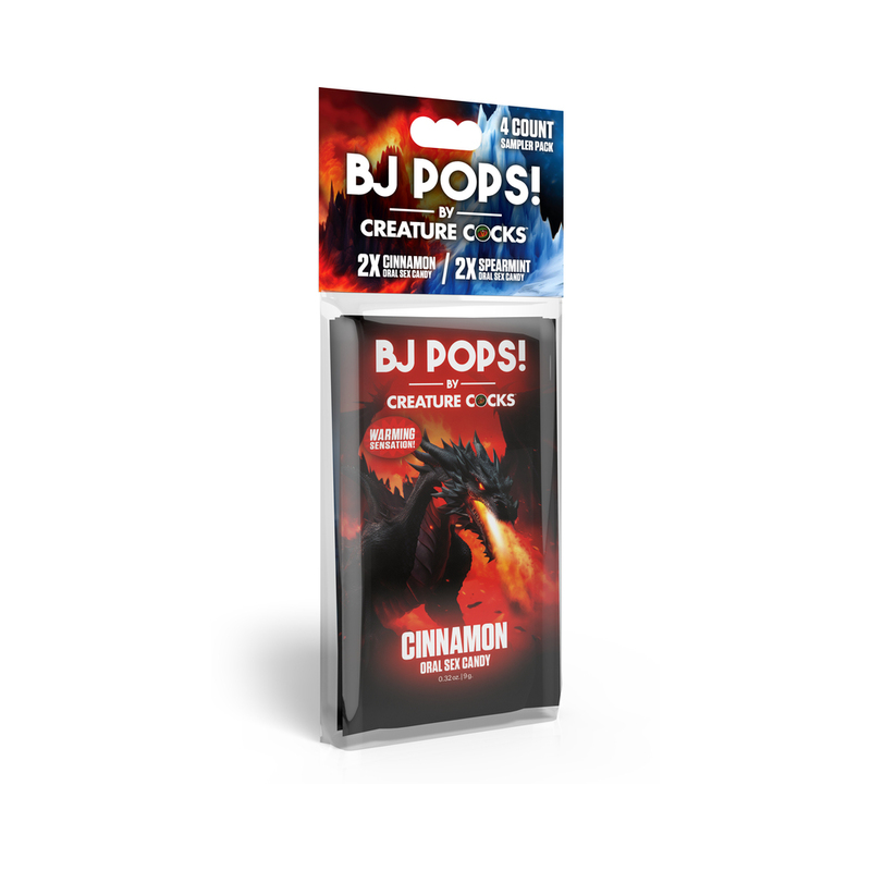 Creature Cocks BJ Pops! CinnSpea 4 Sampl