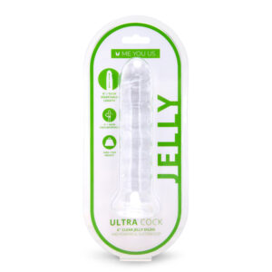 Me You Us Ultracock Clear Jelly 6in Dong