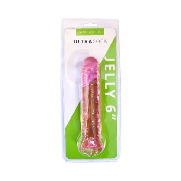 Me You Us Ultracock Pink Jelly 6in Dong