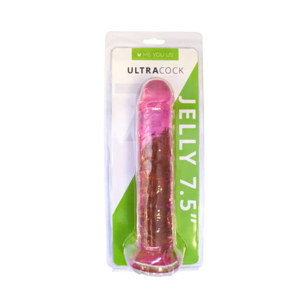 Me You Us Ultracock Pink Jelly 7.5in