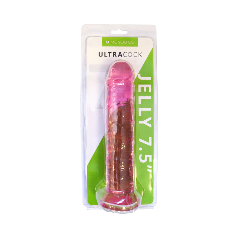 Me You Us Ultracock Pink Jelly 7.5in