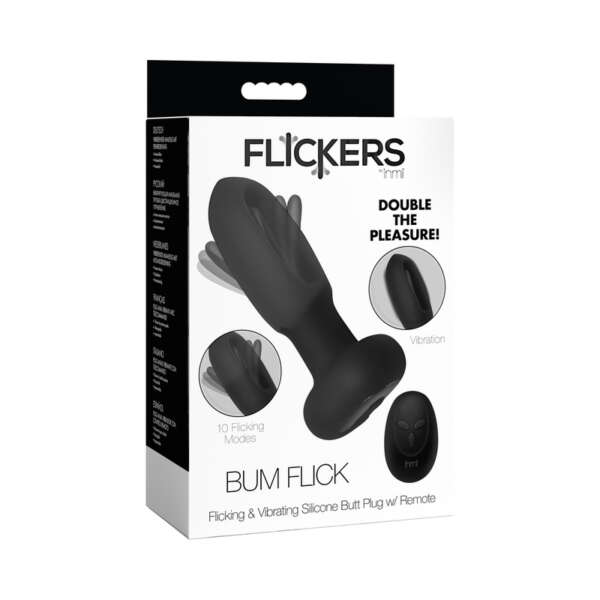 Flickers Bum Flick Flick & Vibr Plug RC
