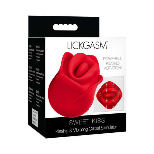 Lickgasm Kissing & Vibrating Rose Red