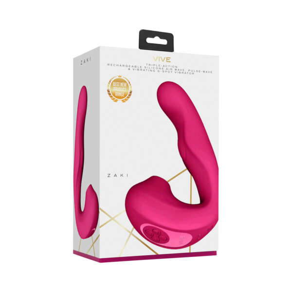 VIVE ZAKI Rech Sil Airwave GSpot Vib Pnk