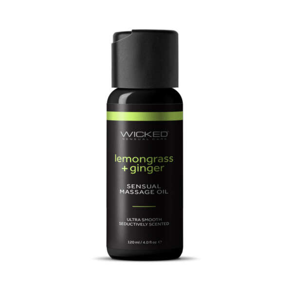 Wicked Lemongrass/Ginger Massage Oil 4oz