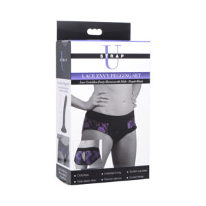 Strap U Lace Envy Pegging Set Pur/Blk