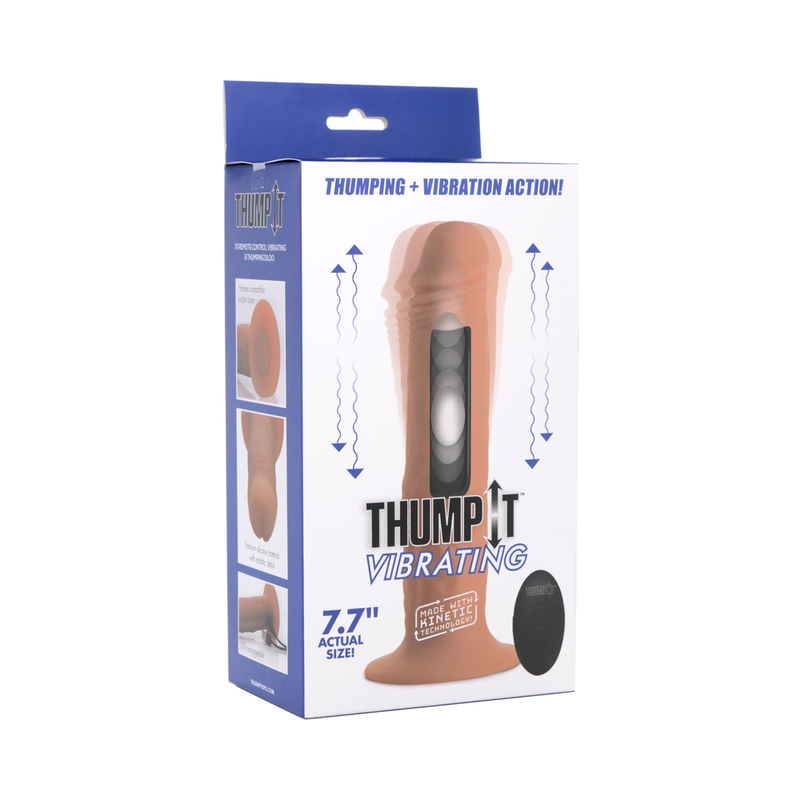 Thump It 7X RC Vibrating & Thump Dildo M