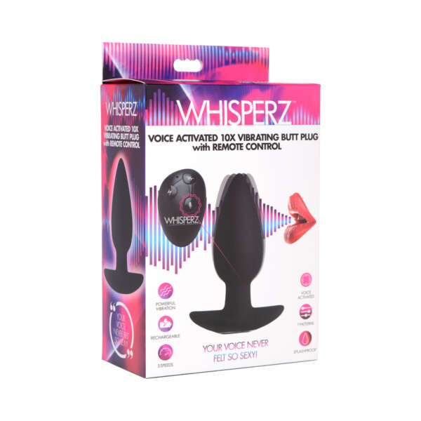 Whisperz Voice Activat 10X Vibr Plug RC
