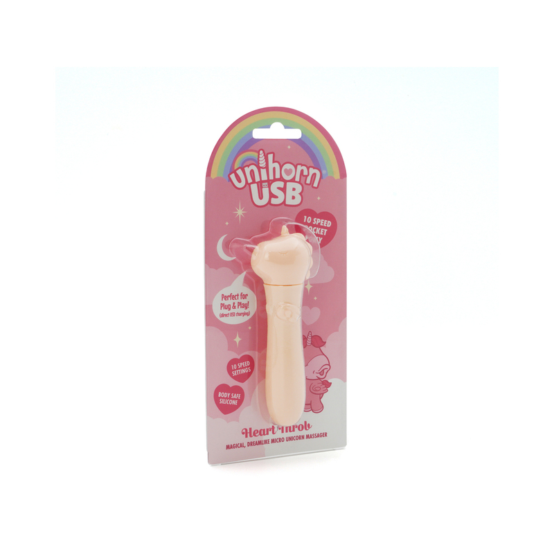 Unihorn USB Bullet Heart Throb Pink/Peac