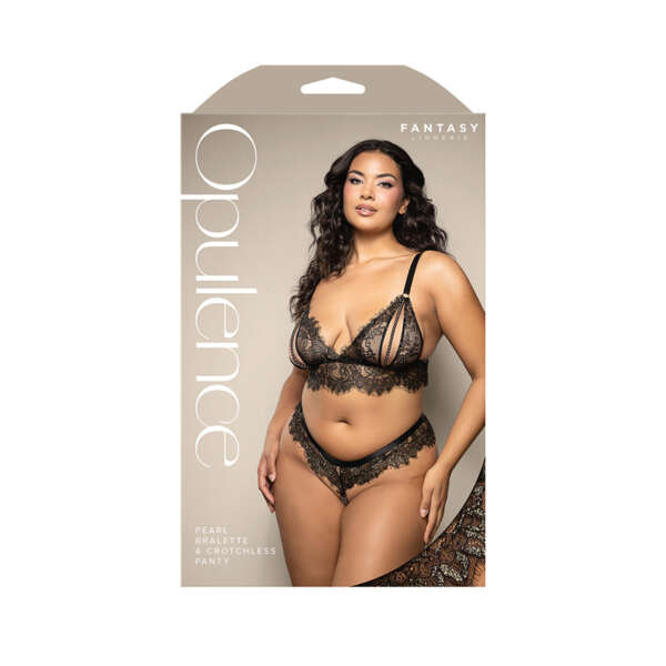 FL Opulence Lace Bralt CL Pearl Panty Q