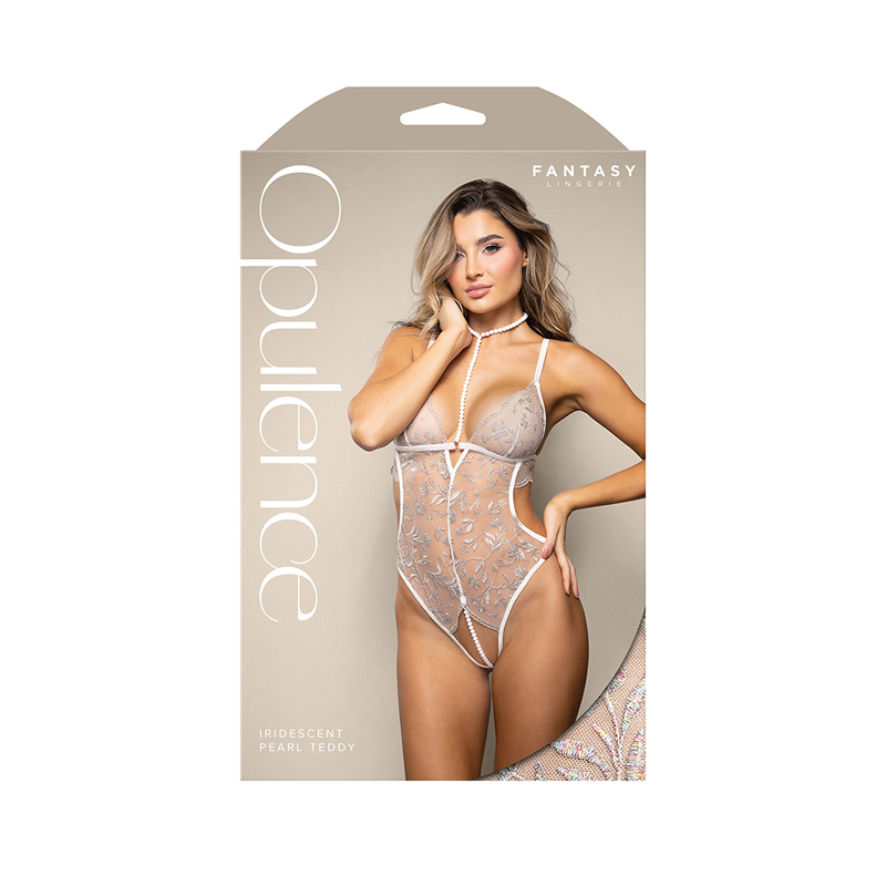 FL Opulence Metallic Embr TeddyPearl LXL