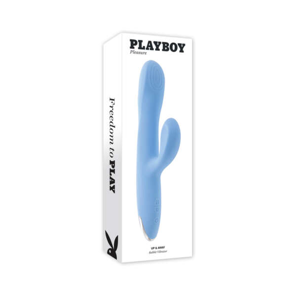 PB Up and Away Rech Sili Rabbit Vibr Blu