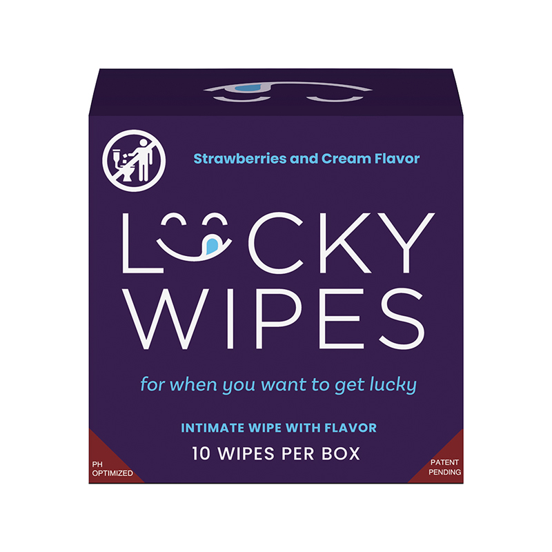 Sweetums Lucky Wipes Strawb Cream 10pk
