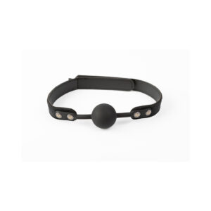 SEI MIO Strictly Come Quietly Soft Strap Silicone Ball Gag