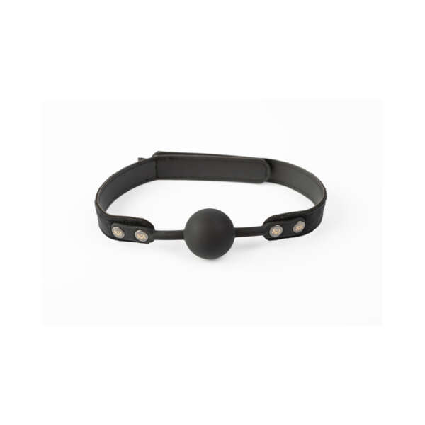 SEI MIO Strictly Come Quietly Soft Strap Silicone Ball Gag
