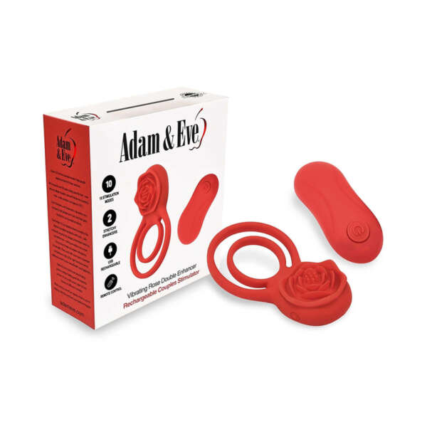 Adam & Eve Double Ring Vib Rose C-Ring