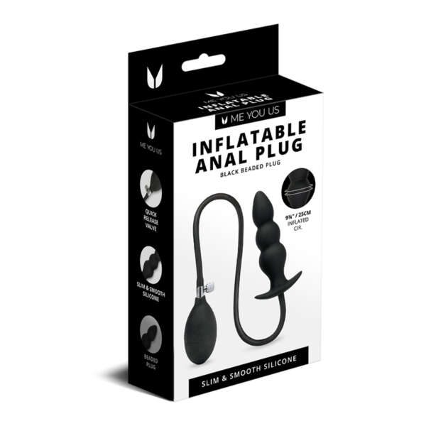 Me You Us Inflatable Beaded Anal Plug