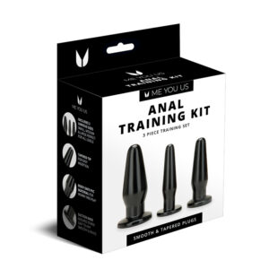 Me You Us Anal Training Kit 3pc Plug Set