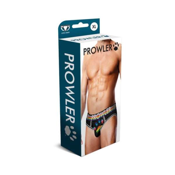 Prowler Oversized Paw Open Brief Blk XL