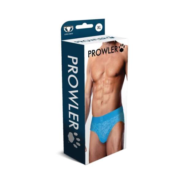 Prowler Lace Open Back Brief Neon Blu XL