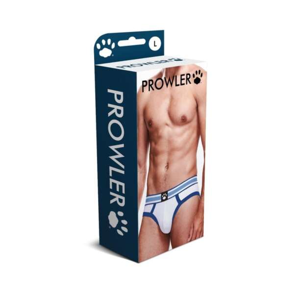 Prowler Brief White/Blue L