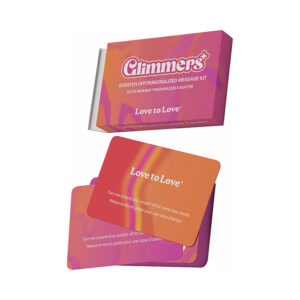 Love to Love Glimmers Scratch Mssg Kit